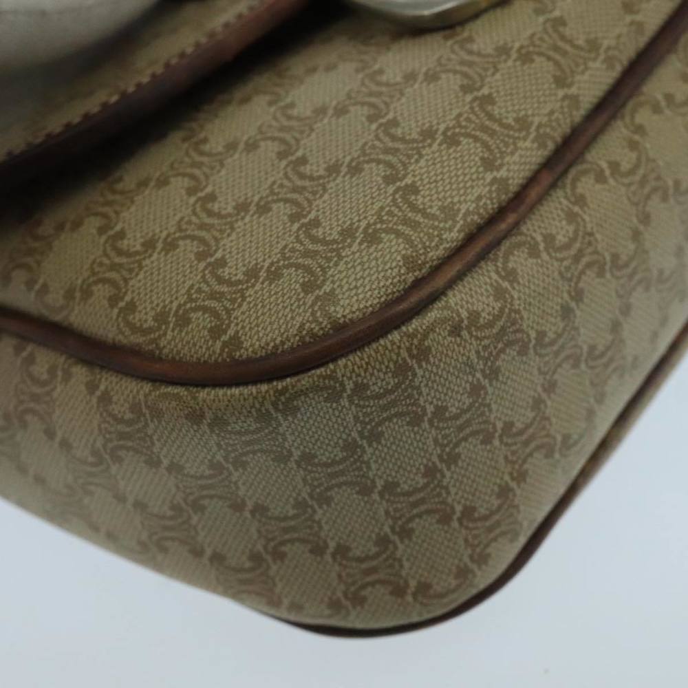 CELINE Macadam Canvas Shoulder Bag Beige Auth 104069 - Picture 14 of 16